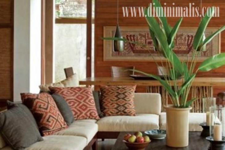 motif batik dalam ruangan